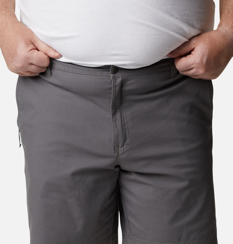 Men's Columbia Flex ROC Shorts Dark Grey | Plus Size CA-CA50L